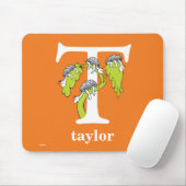 Dr. Seuss's ABC: Letter T - White | Name hinzufüge Mousepad (Mit Mouse)
