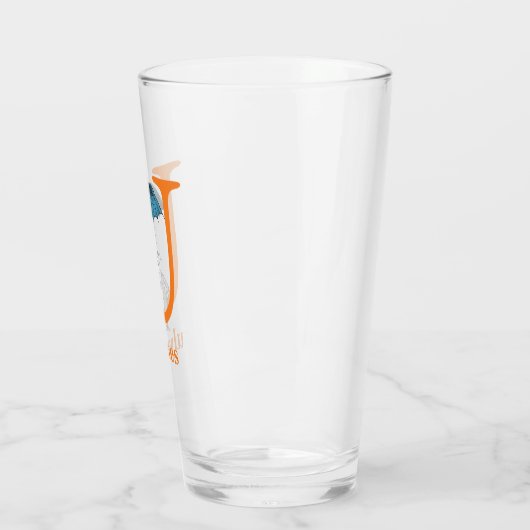 Dr. Seuss's ABC: Letter U - Orange | Name hinzufüg Glas (Links)