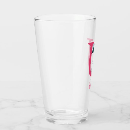 Dr. Seuss's ABC: Letter U - Pink | Name hinzufügen Glas (Rechts)