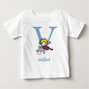 Dr. Seuss's ABC: Letter V - Blue   Name hinzufügen Baby T-shirt