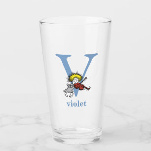 Dr. Seuss's ABC: Letter V - Blue Name hinzufügen Glas