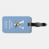 Dr. Seuss's ABC: Letter V - White | Name hinzufüge Gepäckanhänger (Rückseite horizontal)