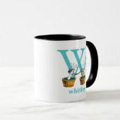 Dr. Seuss's ABC: Letter W - Blue | Name hinzufügen Tasse (VorderseiteRechts)