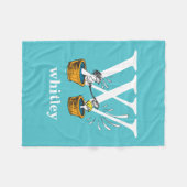 Dr. Seuss's ABC: Letter W - White | Name hinzufüge Fleecedecke (Vorderseite (Horizontal))