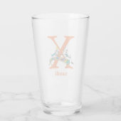 Dr. Seuss's ABC: Letter X - Orange | Name hinzufüg Glas (Rückseite)