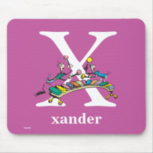 Dr. Seuss's ABC: Letter X - White   Name hinzufüge Mousepad