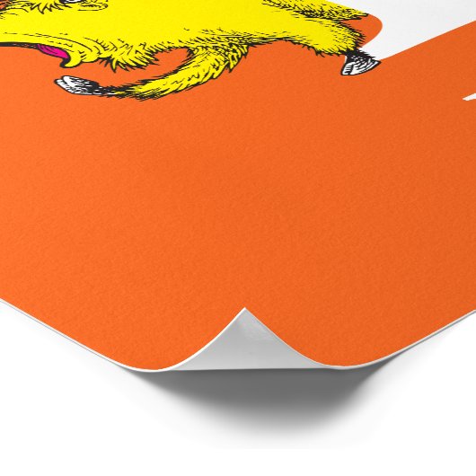 Dr. Seuss's ABC: Letter Y - White Add Your Name Poster (Ecke)