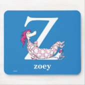 Dr. Seuss's ABC: Letter Z - White | Name hinzufüge Mousepad (Vorne)
