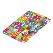 Dr. Seuss's ABC-Muster für farbenfrohe Blockbuchst Magnet (Linke Seite)