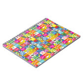 Dr. Seuss's ABC-Muster für farbenfrohe Blockbuchst Notizblock (Linke Seite)