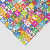 Dr. Seuss's ABC-Muster für farbenfrohe Blockbuchst Seidenpapier (Ausschnitt)