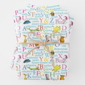Dr. Seuss's ABC-Muster mit Worten Geschenkpapier Set (Beispiel)