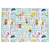 Dr. Seuss's ABC-Muster mit Worten Große Geschenktüte (Rückseite)