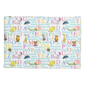 Dr. Seuss's ABC-Muster mit Worten Kissenbezug (Rückseite)