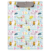 Dr. Seuss's ABC-Muster mit Worten Klemmbrett (Vorderseite)