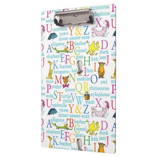 Dr. Seuss's ABC-Muster mit Worten Klemmbrett (Links)