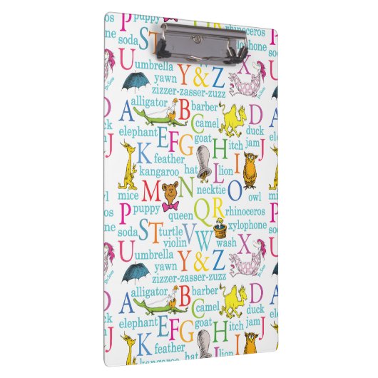 Dr. Seuss's ABC-Muster mit Worten Klemmbrett (Rechts)