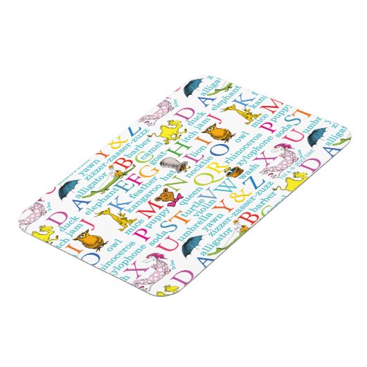 Dr. Seuss's ABC-Muster mit Worten Magnet (Linke Seite)