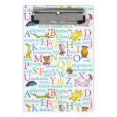 Dr. Seuss's ABC-Muster mit Worten Mini Klemmbrett (Vorderseite)