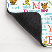 Dr. Seuss's ABC-Muster mit Worten Mousepad (Ecke)