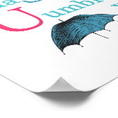 Dr. Seuss's ABC-Muster mit Worten Poster (Ecke)