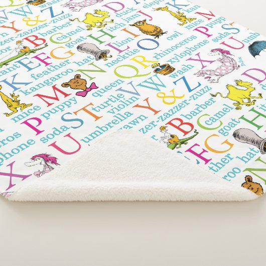 Dr. Seuss's ABC-Muster mit Worten Sherpadecke (3/4)