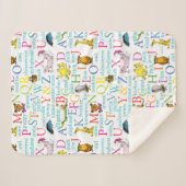 Dr. Seuss's ABC-Muster mit Worten Sherpadecke (Vorderseite (Horizontal))