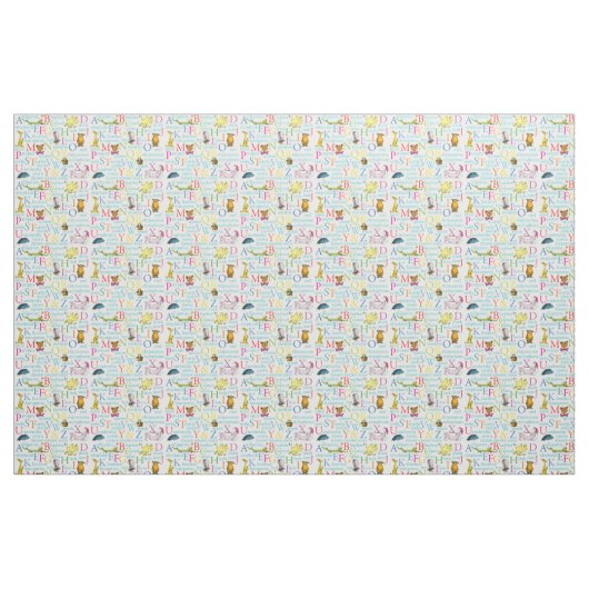 Dr. Seuss's ABC-Muster mit Worten Stoff (Fat Quarter (45,7 x 55,9 cm))