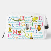 Dr. Seuss's ABC-Muster mit Worten Waschbeutel (Rückseite)