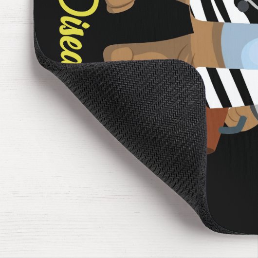 Dr. Sharpie Seltene Erkrankung Tag Mousepad (Ecke)