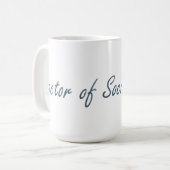 DR. Sozialarbeit Kaffeetasse (Vorderseite Links)