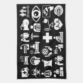 Dr. Symbols Medical Medley Geschirrtuch (Vertikal)