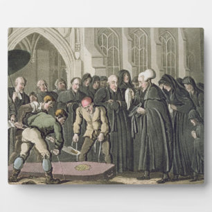 Dr Syntax bei der Beerdigung seiner Ehefrau, von ' Fotoplatte