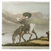 Dr. Syntax, die den See skizziert Fliese (Vorderseite)