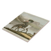 Dr. Syntax, die den See skizziert Fliese (Seite)