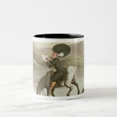 Dr. Syntax, die den See skizziert Zweifarbige Tasse (Mittel)