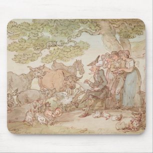 Dr. Syntax, die nach Natur skizziert Mousepad