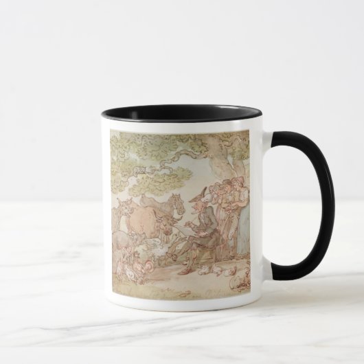 Dr. Syntax, die nach Natur skizziert Tasse (Rechts)