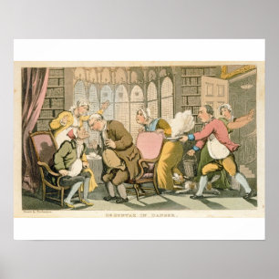 Dr. Syntax in der Gefahr, 'vom Ausflug von Dr. Poster