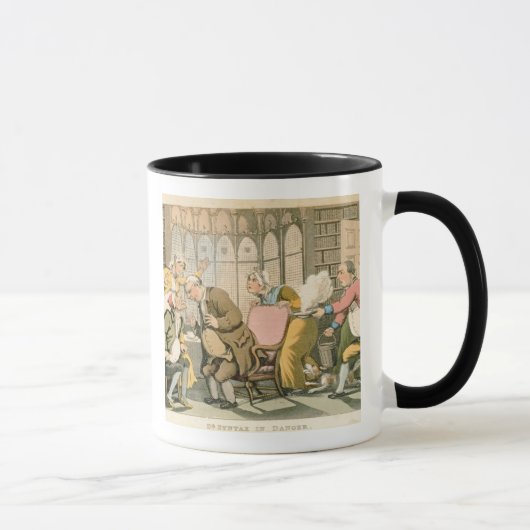Dr. Syntax in der Gefahr, 'vom Ausflug von Dr. Tasse (Rechts)