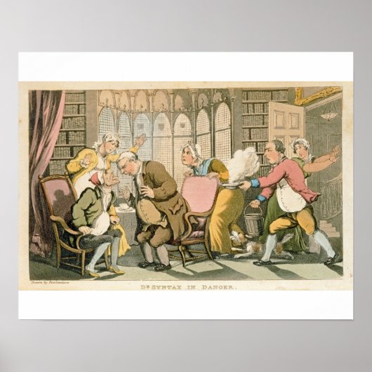 Dr. Syntax in Gefahr, aus "Die Tour des Dr. Syntax Poster (Vorne)