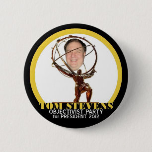 Dr., Tom Stevens für Präsidenten 2012 Button