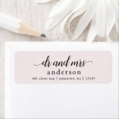 Dr. und Mrs. Glyph Rücksendeadressen-Aufklebers (Insitu)