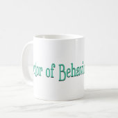 DR. Verhaltensgesundheit Kaffeetasse (Vorderseite Links)
