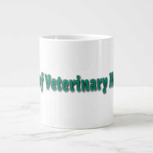 DR. Veterinärmedizin Jumbo-Tasse (Vorderseite)