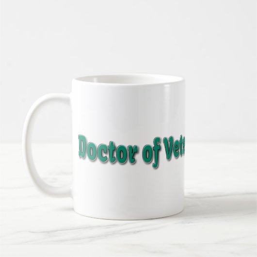 DR. Veterinärmedizin Kaffeetasse (Links)