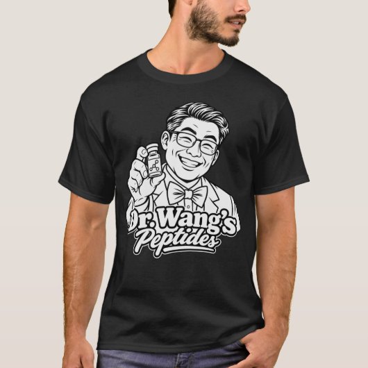 Dr Wang's Peptide T-Shirt (Vorderseite)