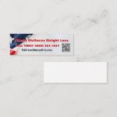 DR Wellness Gewicht Verlust Business Car Magnet Mini Visitenkarte (Vorne/Hinten)