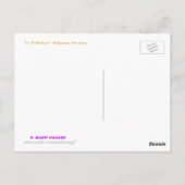 "Dr. Wolfe House" Postkarte (Rückseite)