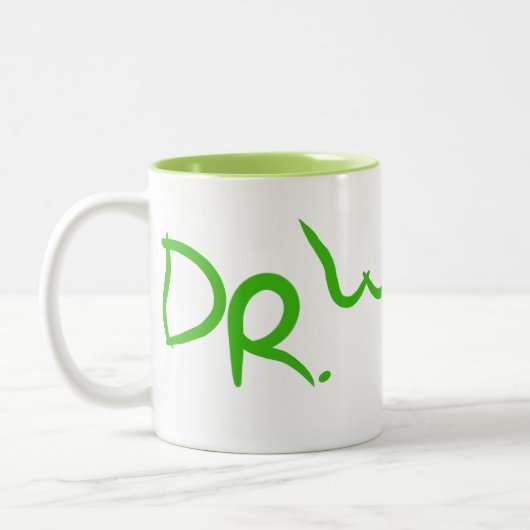 Dr. Worm Zweifarbige Tasse (Links)